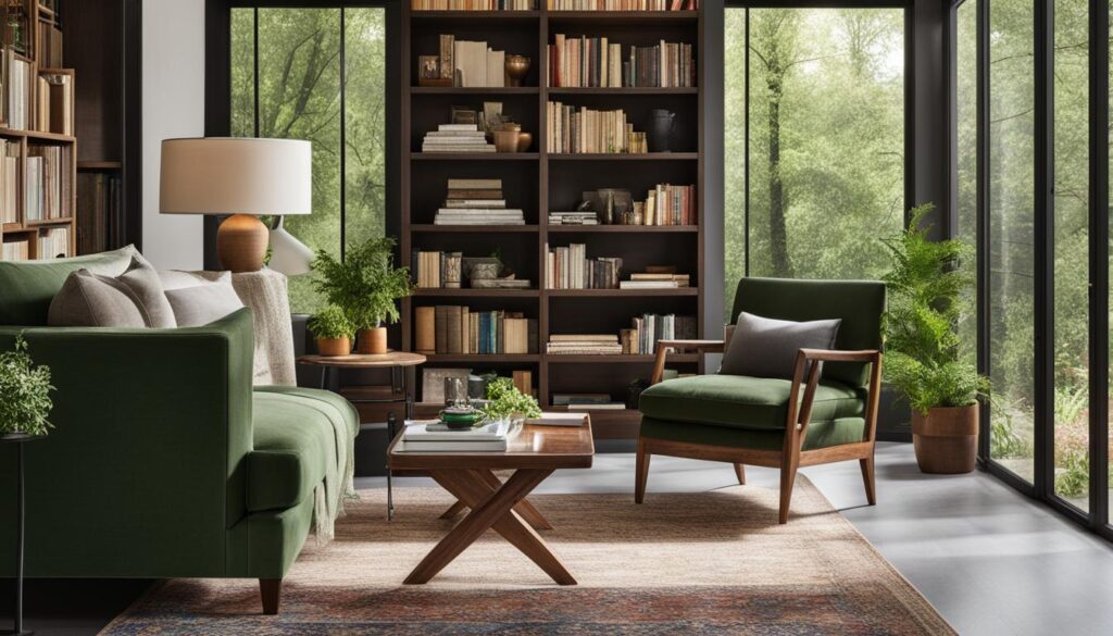 how to decorate living room corners