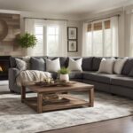 how to put rug in living room