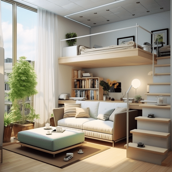 small living room space