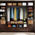 Closet bookshelf for bathroom supplies