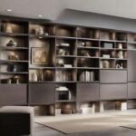 Closet bookshelf for collectible figurines