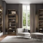Closet bookshelf for collectibles