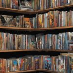 Closet bookshelf for comic book collection