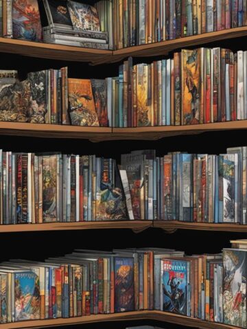 Closet bookshelf for comic book collection