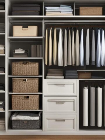 Closet bookshelf for files and documents