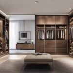 Closet bookshelf for handbag collection