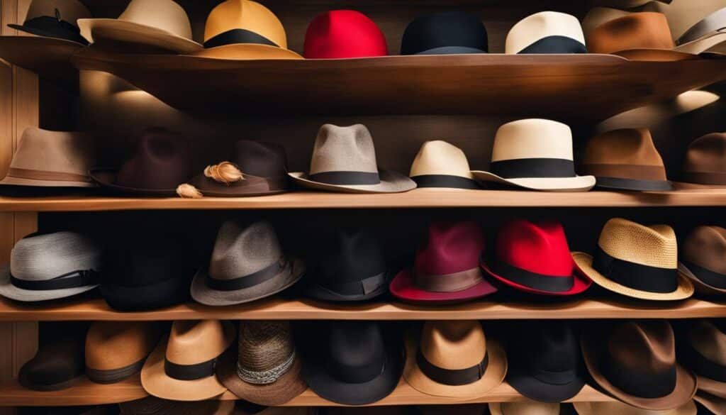 Closet bookshelf for hat collection