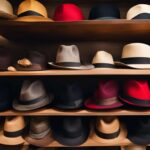 Closet bookshelf for hat collection