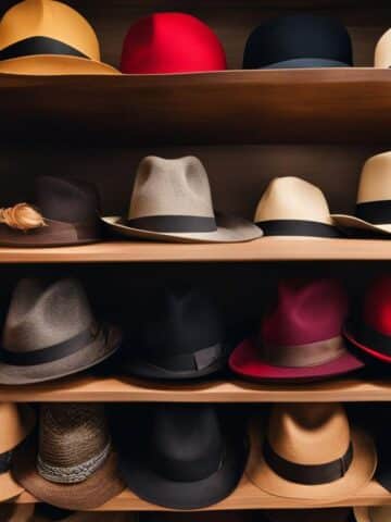 Closet bookshelf for hat collection