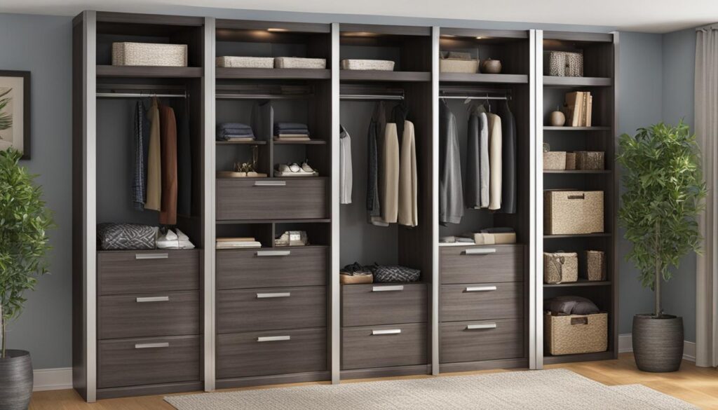 Closet bookshelf for hobby collection