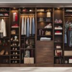 Closet bookshelf for holiday decoration collection