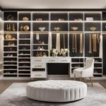 Closet bookshelf for jewelry collection