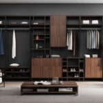 Closet bookshelf for outdoor gear collection