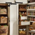 Closet bookshelf for pantry storage