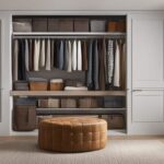 Closet bookshelf for seasonal decor