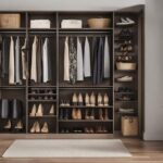 Closet bookshelf for shoe collection