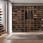 Closet bookshelf for shoes and boots