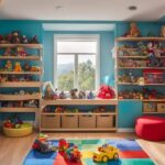 Closet bookshelf for toy collection