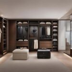 Closet bookshelf for travel accessories