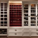 Closet bookshelf for wine storage