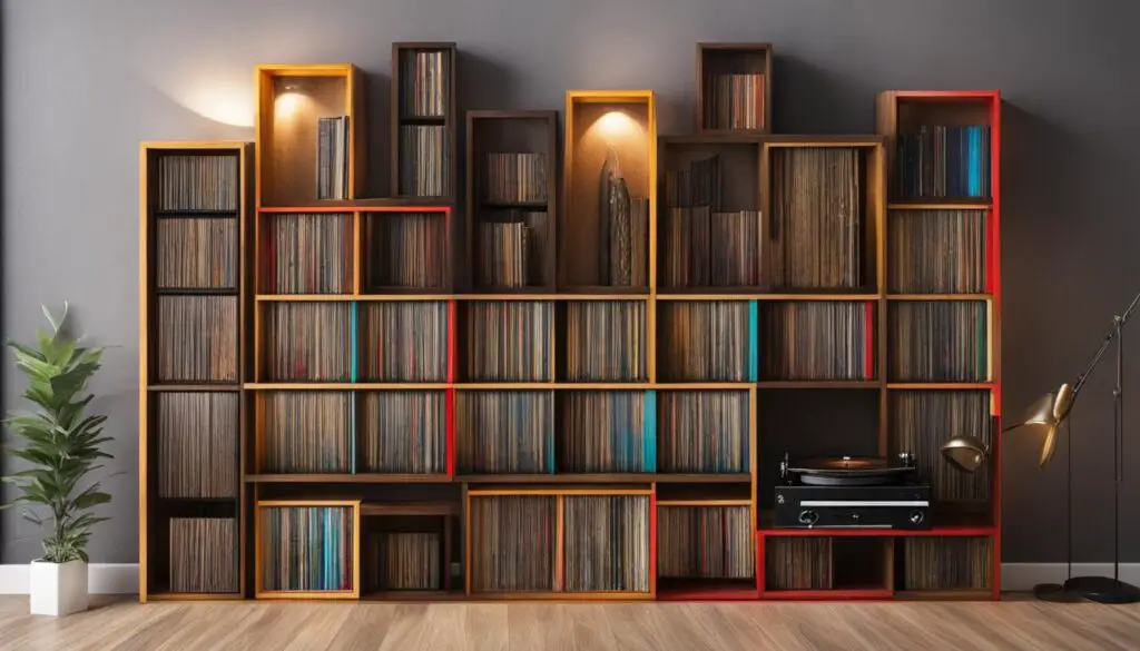 Stylish Vinyl Record Storage