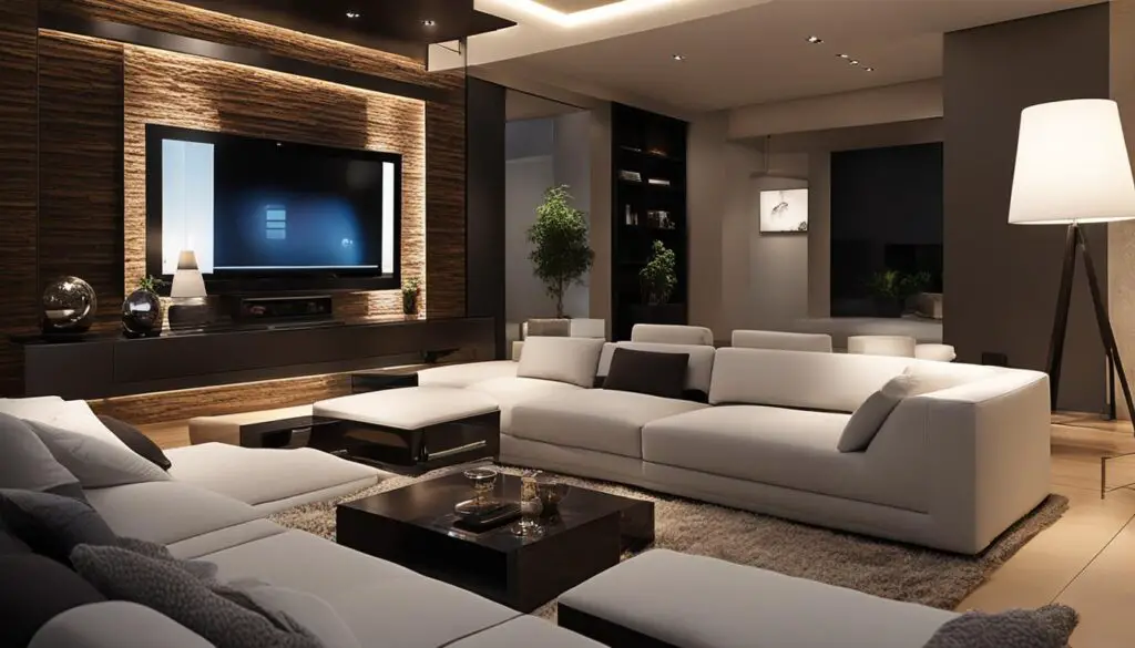 Wireless home automation systems for living room