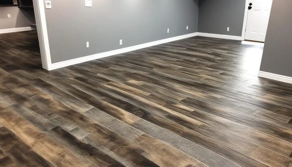 low-cost basement flooring options