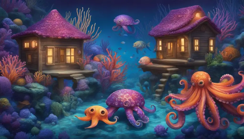 Iridescent Octopus Villagers
