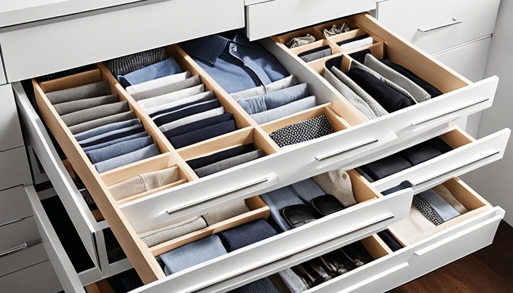 Closet drawers