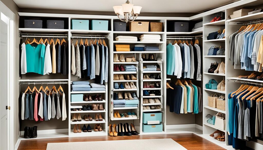 Closet shelves