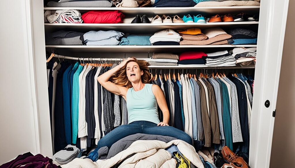 Space-saving closets