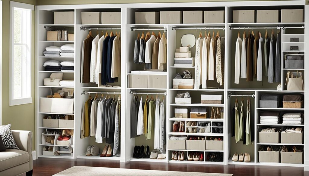 Closet drawers