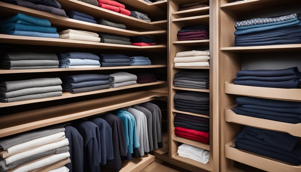 Closet organizer drawers