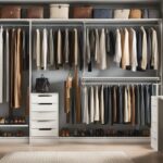 Closet shoe storage