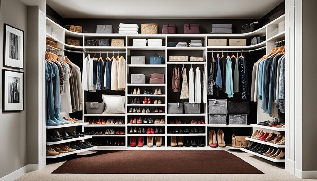 Closet storage drawers
