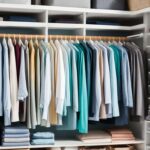 Closet storage shelves