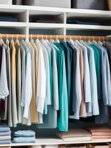 Closet storage shelves