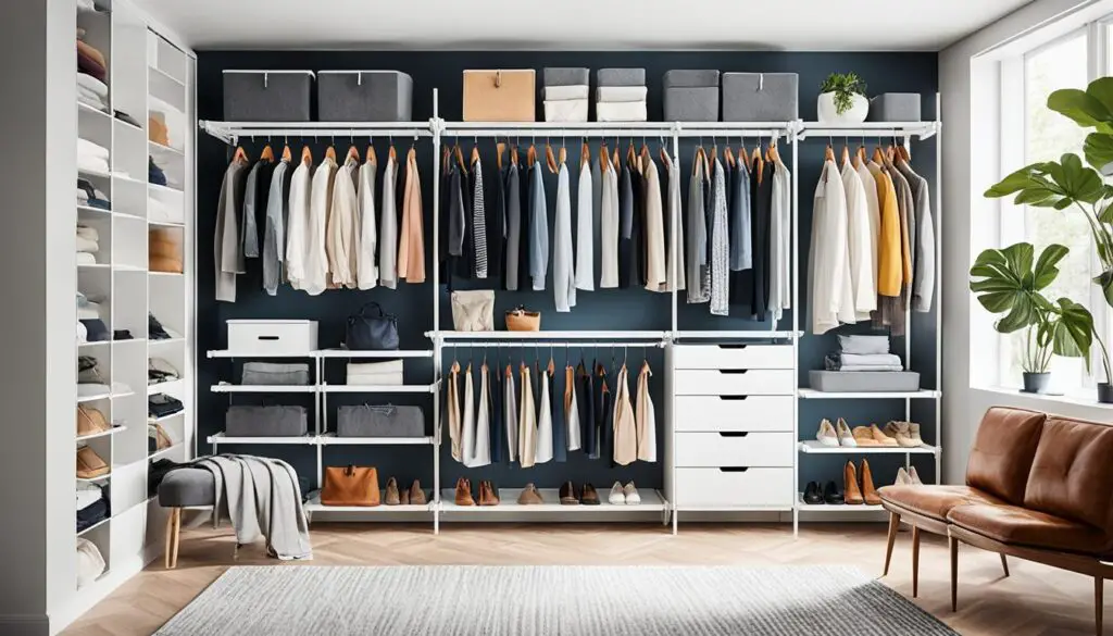 Open closet systems