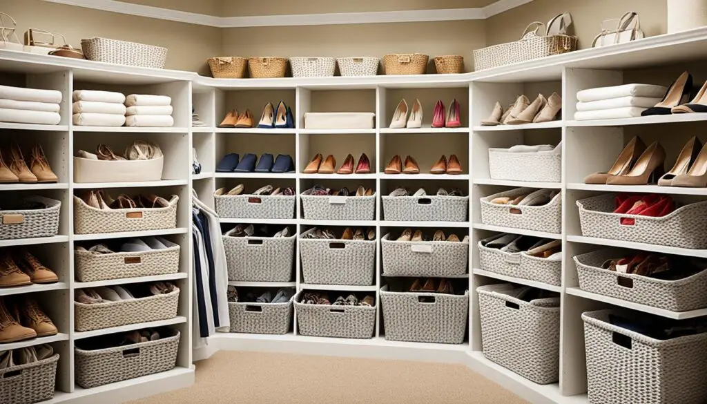 closet storage baskets