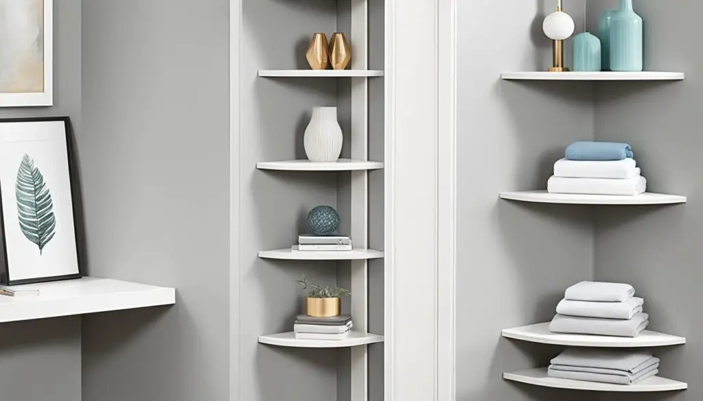 corner shelving