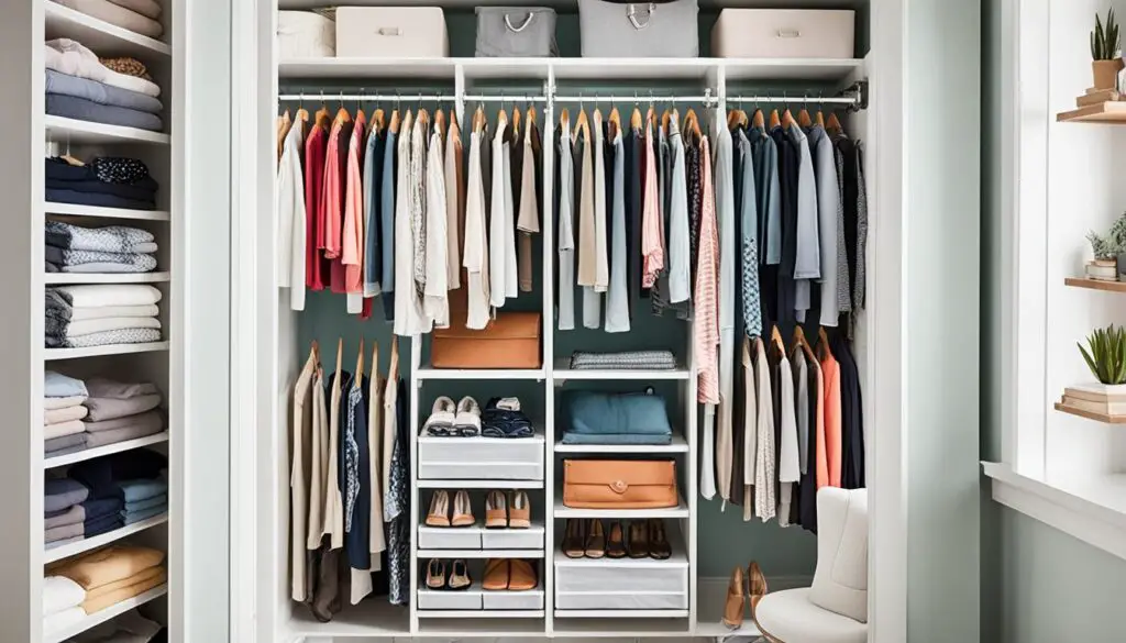 small closet organization