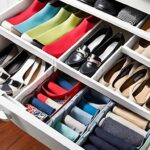 Closet drawer storage