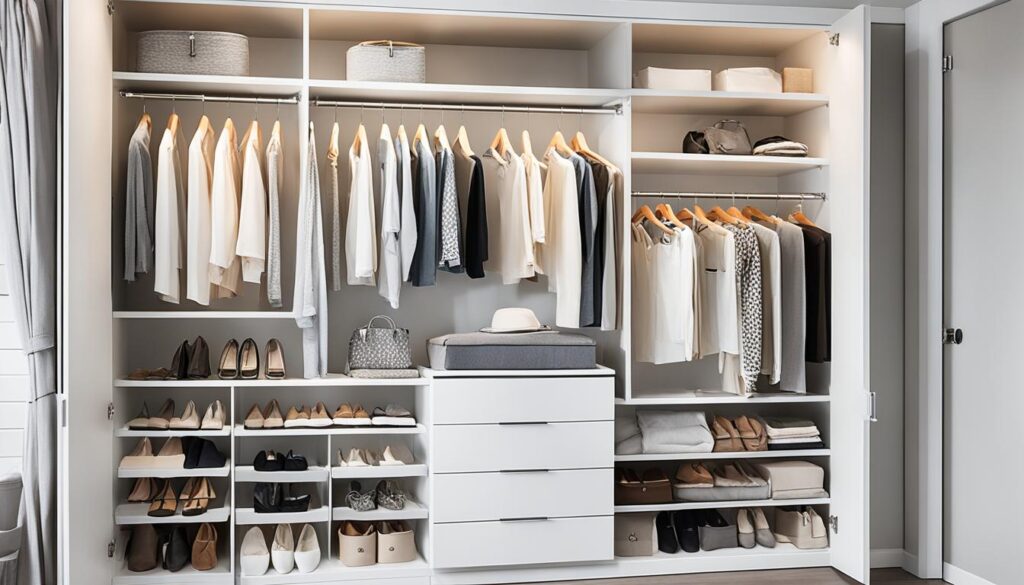 Closet hanging rods