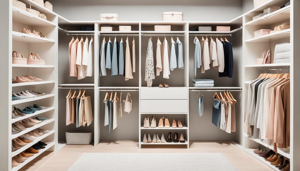 Closet organization products