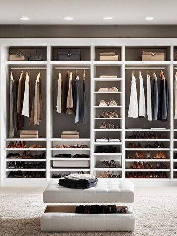 Closet rod storage