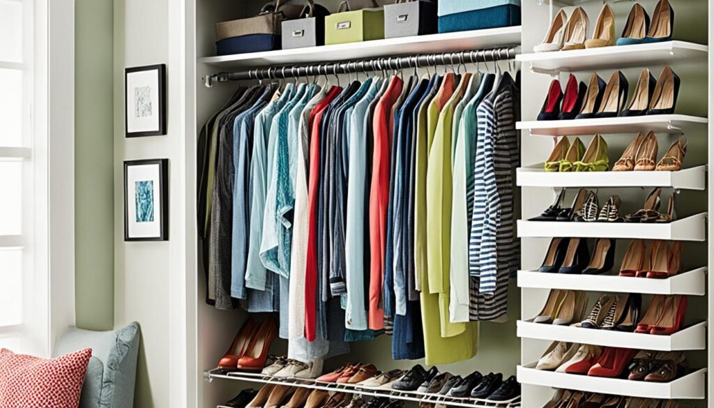 Closet shelf units