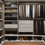 Closet shelving organizers