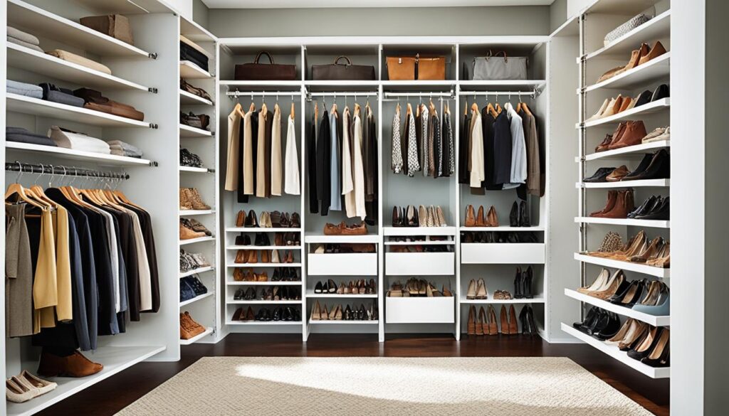 Closet storage racks