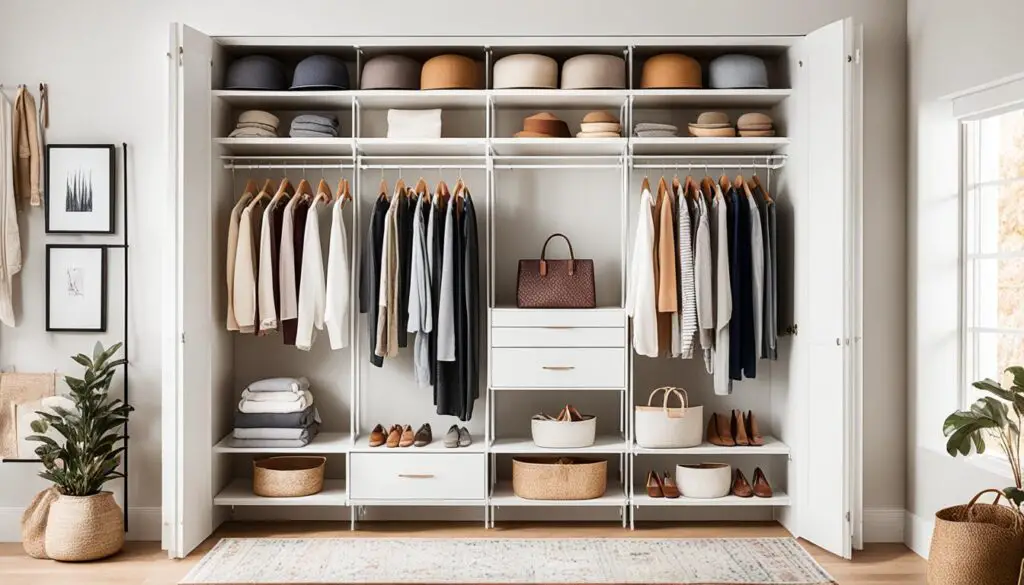 hanging closet organizer ideas